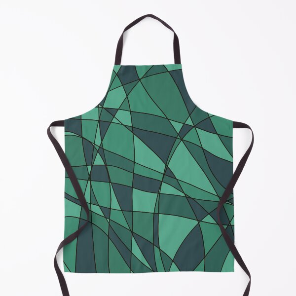 Item preview, Green Geometric Line Abstract Art Pattern Print Painting designed and sold by hopecope.