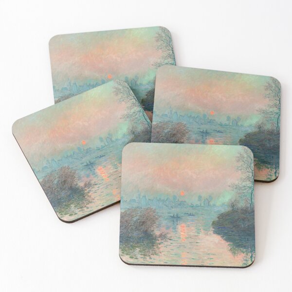 Item preview, Sun Setting on the Seine by Claude Monet designed and sold by Fiona-Lynn Designs.