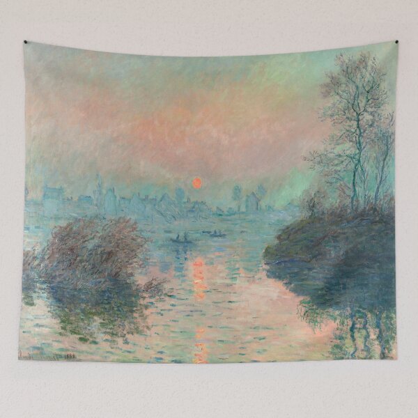 Item preview, Sun Setting on the Seine by Claude Monet designed and sold by Fiona-Lynn Designs.