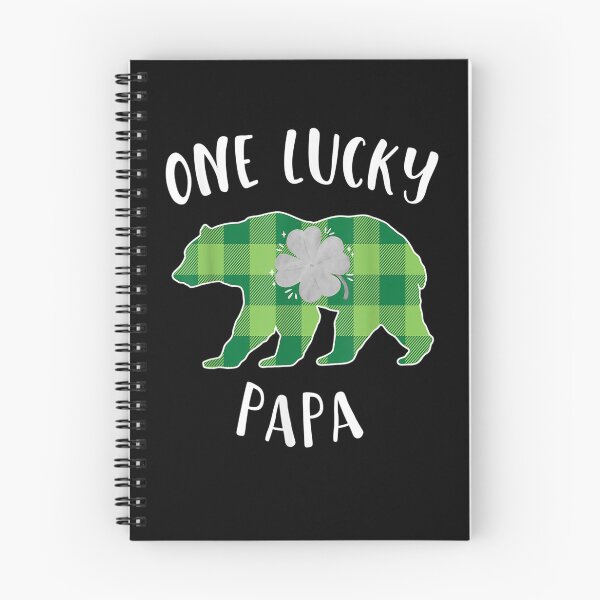 Item preview, Green Plaid One Lucky Papa Matching St 's Day Bear designed and sold by robinxam.