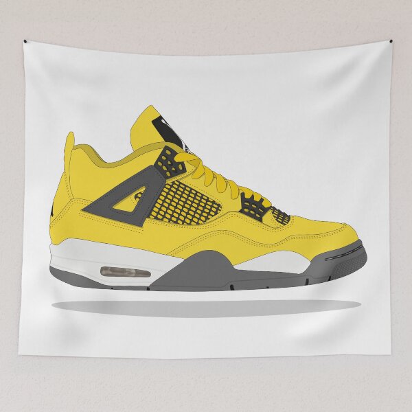 Item preview, AJ4 yellow designed and sold by SNEAAAAAKY.