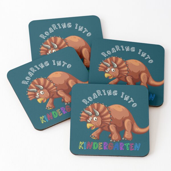 Item preview, Roaring Into Kindergarten Cute Dark Orange Dinosaur One Back to school design designed and sold by Olhado.