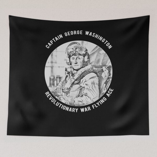 Item preview, Vintage Revolutionary War Airplane Pilot George Washington designed and sold by robinxam.