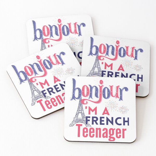 Item preview, Bonjour, I'm a French Teenager designed and sold by Axeel.art.