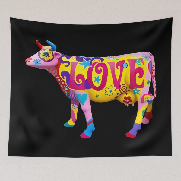 Item preview, Psychedelic Cow designed and sold by OutOfNowhere.