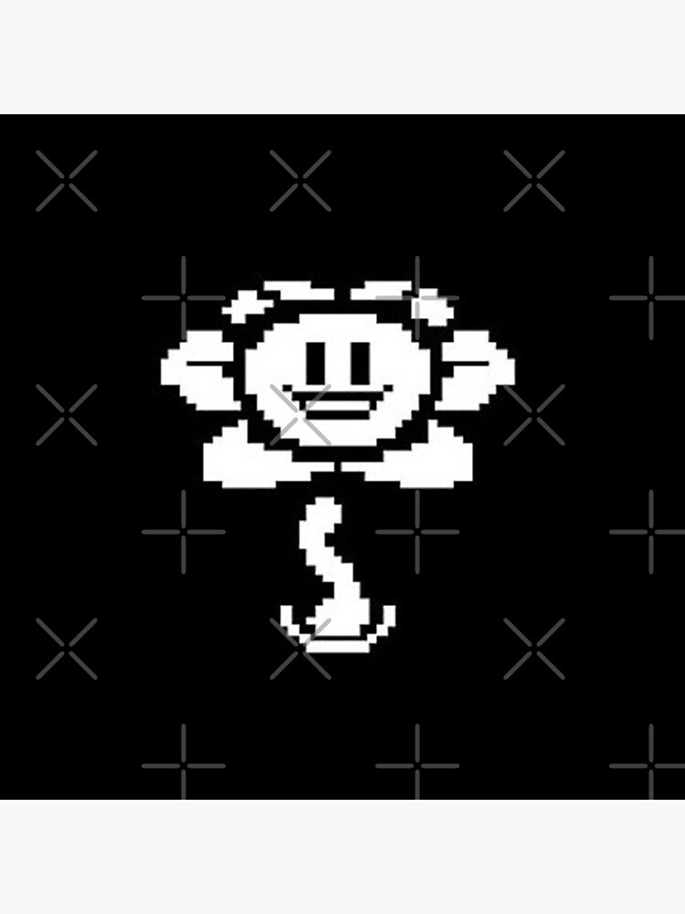 Flowey Undertale - Flowey Undertale Pixel Logo - Pin