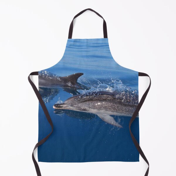 Item preview, Atlantic spotted dolphins, mother and baby dolphin (Stenella frontalis) designed and sold by Chloé Yzoard.