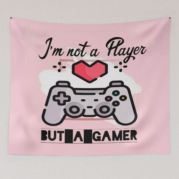 Item preview, I'm Not a Player But a Gamer designed and sold by GraphicsClub.