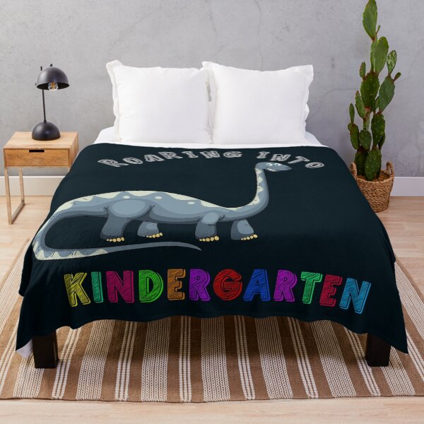 Item preview, Roaring Into Kindergarten Cute Dark Blue Dinosaur Back to school design designed and sold by Olhado.