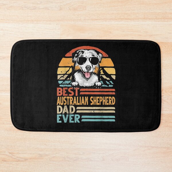 Item preview, Best Australian Shepherd Dad Ever Retro Vintage Fathers Day designed and sold by robinxam.