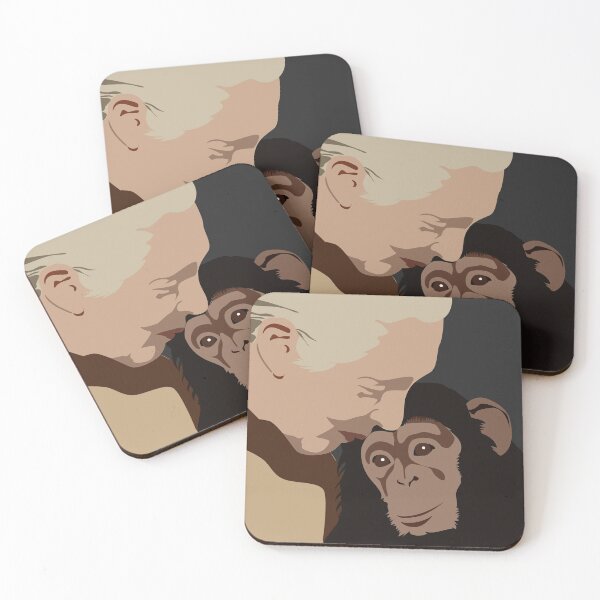 Item preview, Jane Goodall Poster Art Chimpanzee, female scientist, science poster, classroom decor, feminist art print, Steminist, stem art, stem women, animal rights designed and sold by GalleryArtField.