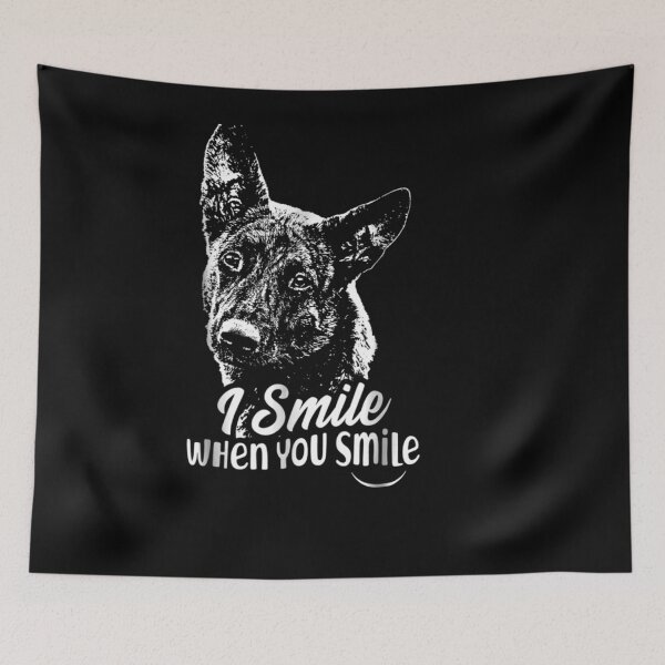 Item preview, I Smile Dutch Shepherd designed and sold by robinxam.