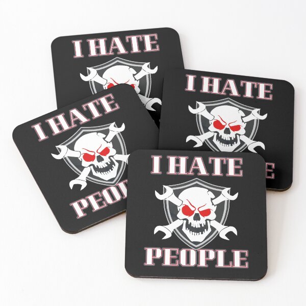 Item preview, Skull I hate people designed and sold by Topmel.