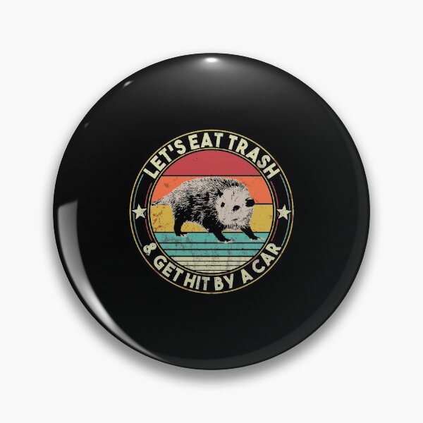 Item preview, Opossum Let'S Eat Trash Get Hit By A Car Retro Vintage designed and sold by kandelal.