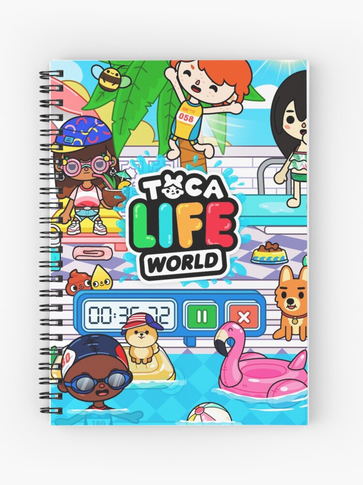 toca boca , toca life Spiral Notebook for Sale by ducany