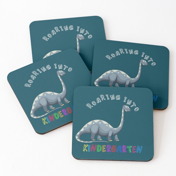 Item preview, Roaring Into Kindergarten Cute Dark Blue Dinosaur One Back to school design designed and sold by Olhado.