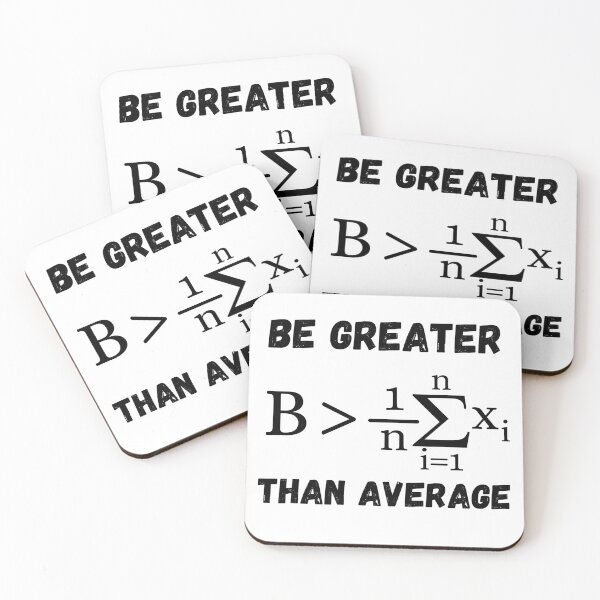 Item preview, be greater than average. math motivation. science is optimistic designed and sold by ronaldsonou.