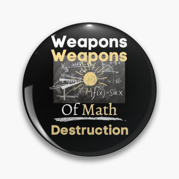 Item preview, Weapons Of Math Destruction Maths Teacher designed and sold by Flirt-Teez.