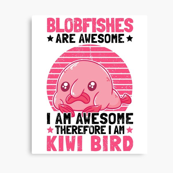 Be a blobfish ugly fish marine animal Postcard by madgrfx