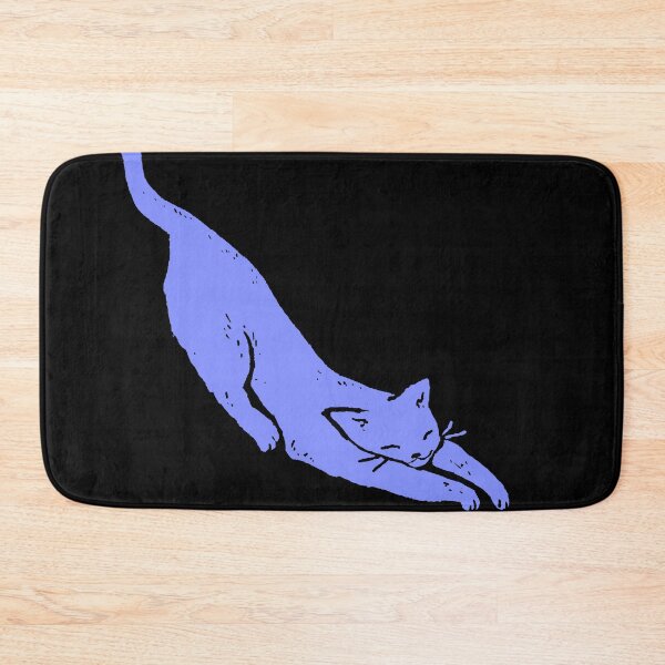 Item preview, Fox Shiver - Purple Cat Sleeping designed and sold by Fox Shiver.