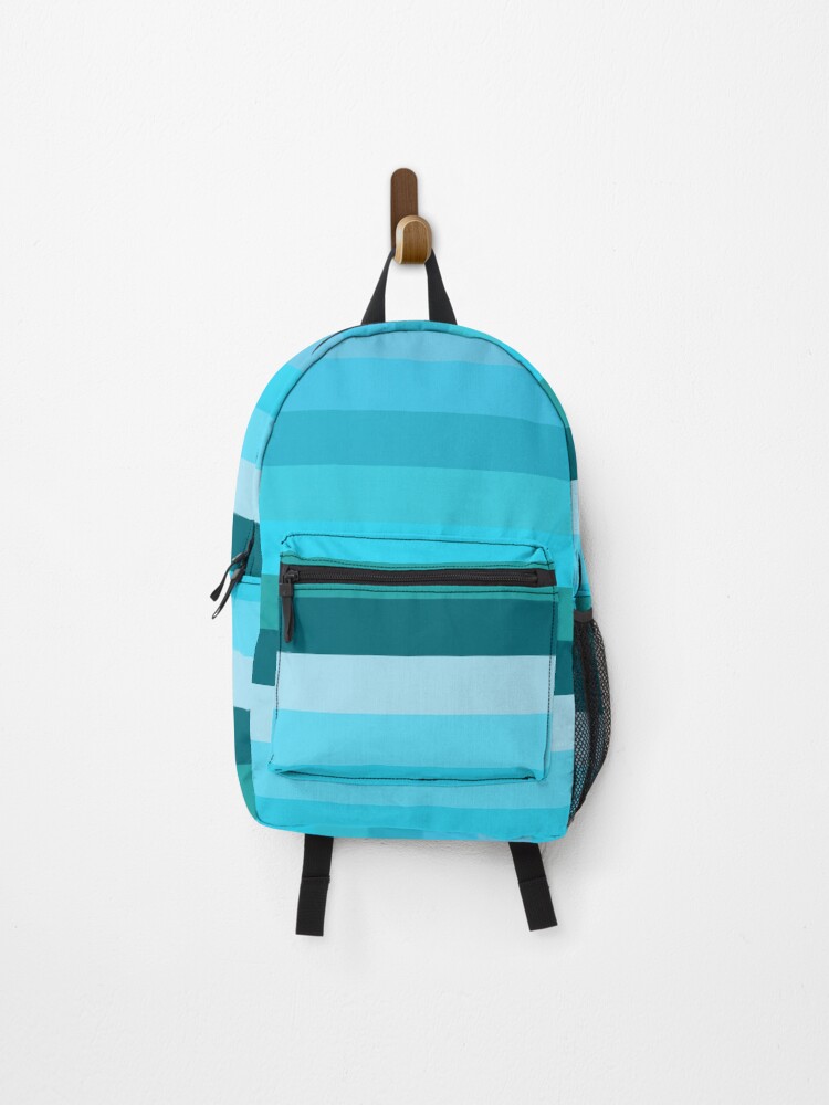 Thumbnail 1 of 3, Backpack, Retro Blue Color Pattern designed and sold by CreativeMansion.