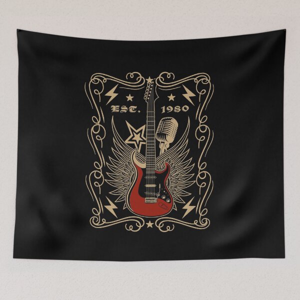 Item preview, Rock Star Guitar Player Est. 1980  designed and sold by GuitarSwitch.