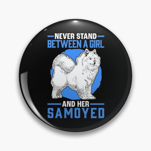 Item preview, Girl with Samoyed Sled Dog Samoyed Spitz designed and sold by madgrfx.