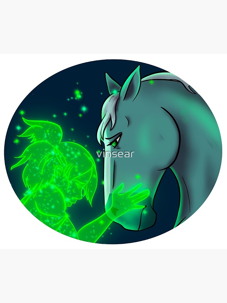 "Centaurworld Horse and Rider Sticker" Poster for Sale by vinsear