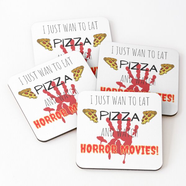 Item preview, I Just Want To Eat Pizza And Watch Horror Movies designed and sold by bahicharafe.