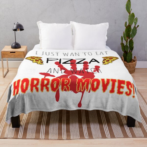Item preview, I Just Want To Eat Pizza And Watch Horror Movies designed and sold by bahicharafe.