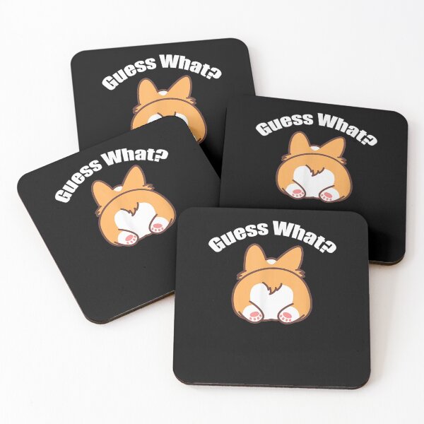 Item preview, Guess What Corgi Butt Humor designed and sold by robinxam.