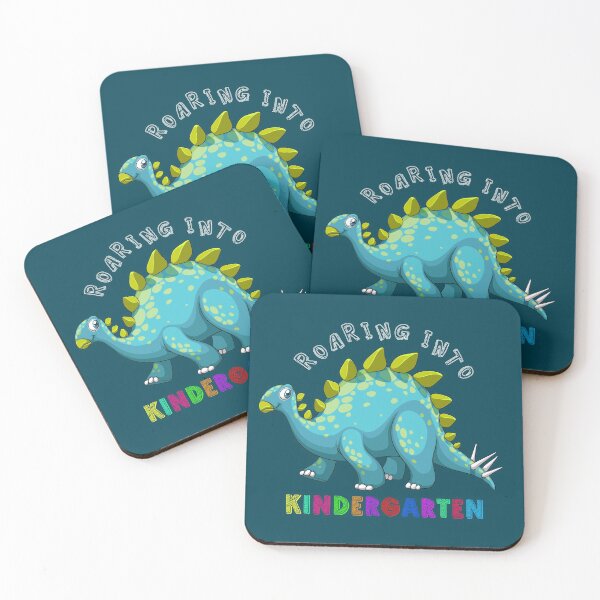 Item preview, Roaring Into Kindergarten Cute Light Blue Dinosaur Back to school design designed and sold by Olhado.