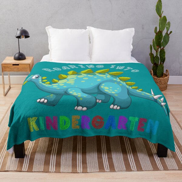 Item preview, Roaring Into Kindergarten Cute Light Blue Dinosaur Back to school design designed and sold by Olhado.