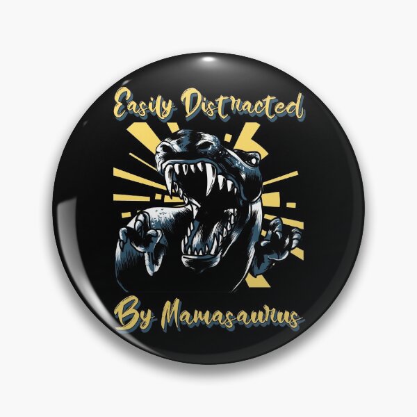 Item preview, easily distracted by mamasaurus designed and sold by ChaseCoClothing.