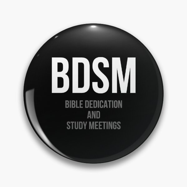 Item preview, BDSM | bible dedication and study meetings | funny kinky designed and sold by DeltaWhiskey-.