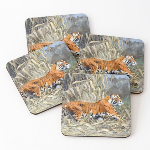 Item preview, Tiger by Wilhelm Kuhnert designed and sold by academic-art.