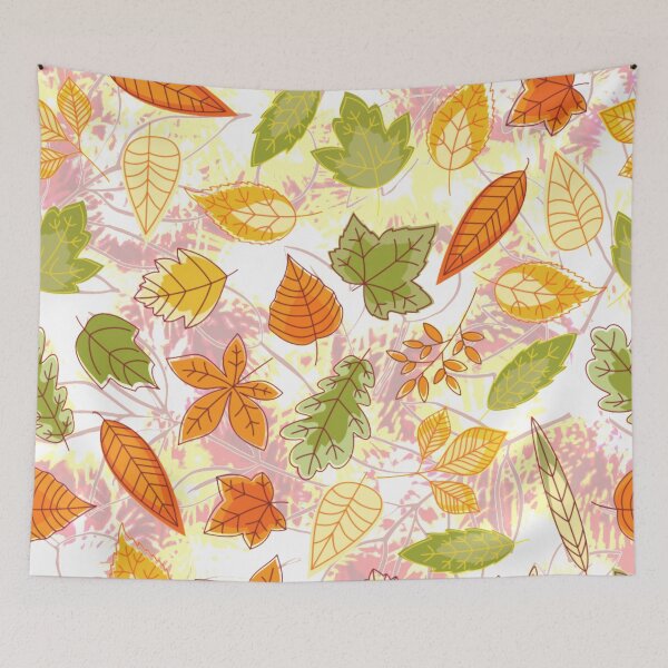 Item preview, Autumn Fall Leaves Patterned  designed and sold by Designs By YL.