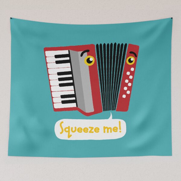 Item preview, Cartoon Accordion - Squeeze Me! designed and sold by chayground.