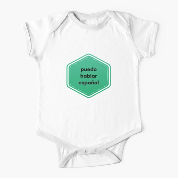 Hablar Short Sleeve Baby One-Piece for Sale | Redbubble