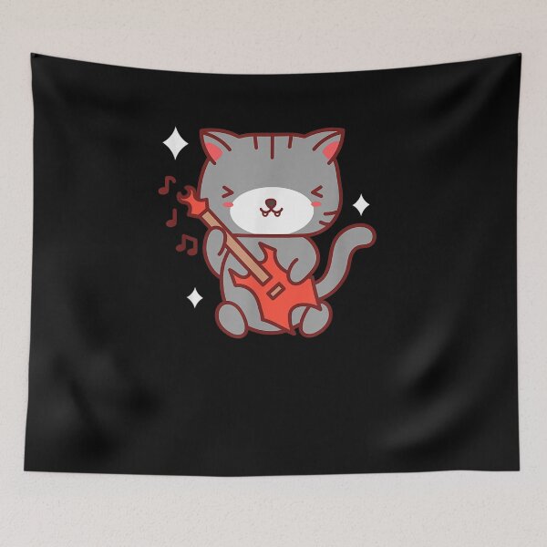 Item preview, Cat Guitarist Guitar designed and sold by robinxam.