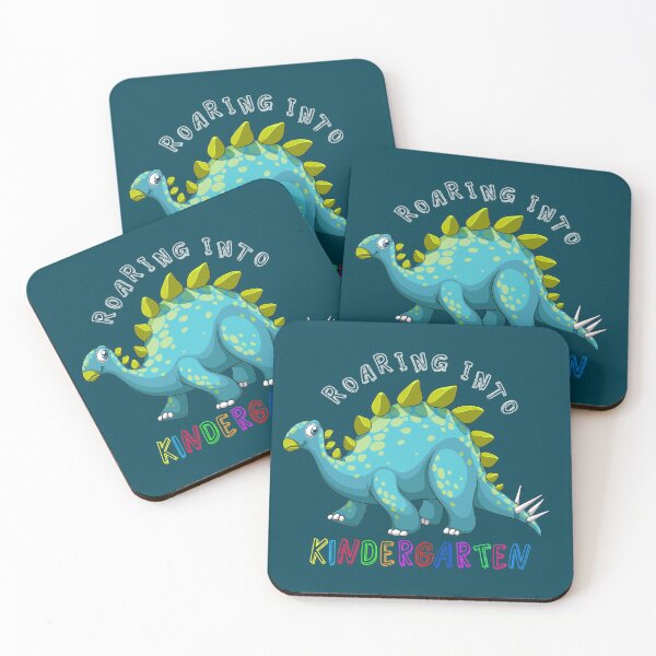 Item preview, Roaring Into Kindergarten Cute Light Blue Dinosaur One Back to school design designed and sold by Olhado.