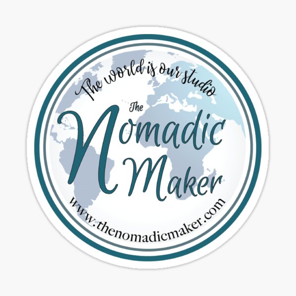 The Nomadic Maker Logo Sticker