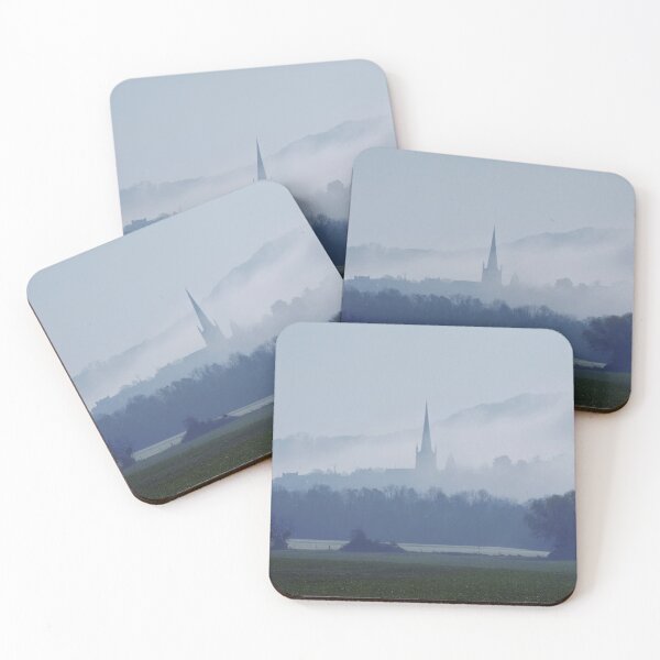 Item preview, Mist rolling over Ross-on-Wye designed and sold by Cathyphoto.