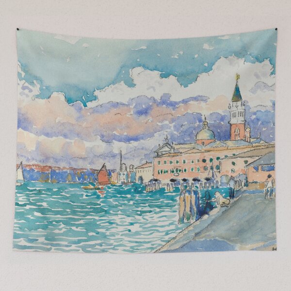 Item preview, Henri-Edmond Cross - Venice (1903) Original High Resolution Henri-Edmond Cross designed and sold by Go Logo Designs.