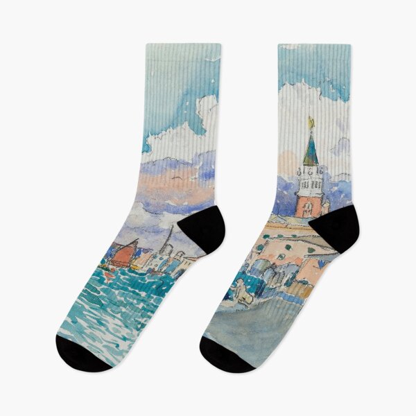 Item preview, Henri-Edmond Cross - Venice (1903) Original High Resolution Henri-Edmond Cross designed and sold by Go Logo Designs.