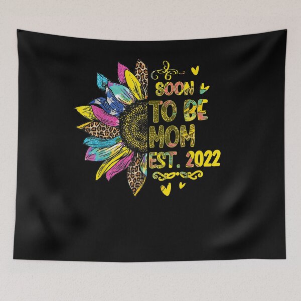 Item preview, Soon To Be Mom Est 2022 Leopard Sunflower designed and sold by robinxam.