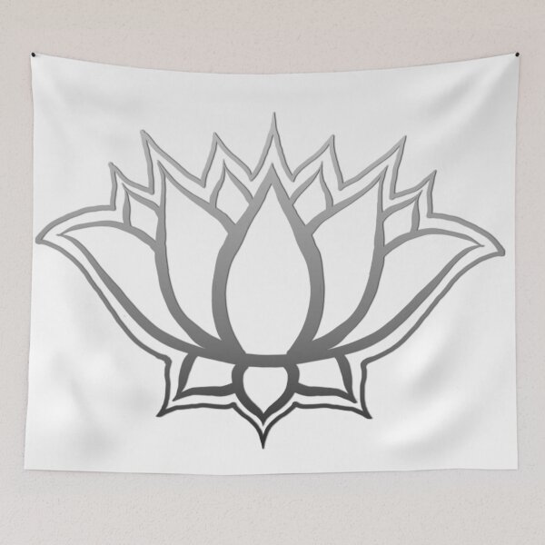 Item preview, Floating Lotus - Silver Fade designed and sold by ArtByDrax.