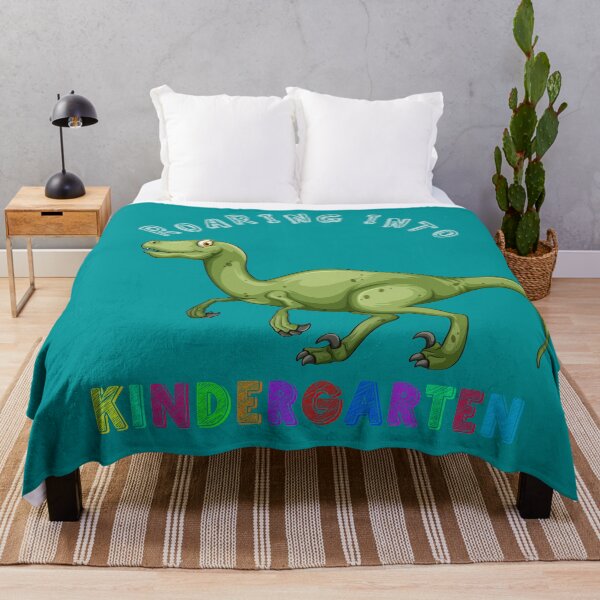 Item preview, Roaring Into Kindergarten Cute Green Bipedal Dinosaur Back to school design designed and sold by Olhado.