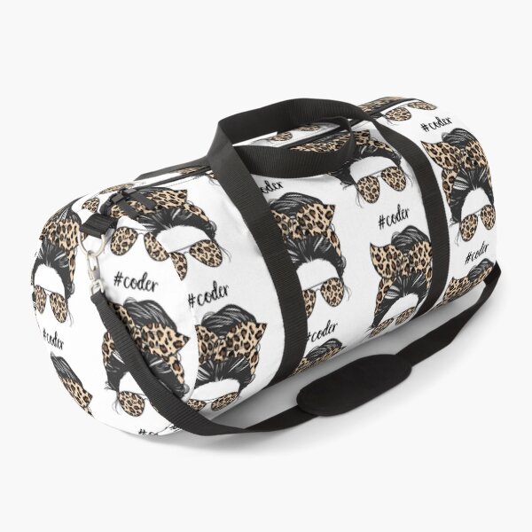 Item preview, Messy bun coder – coder life -funny gift idea for female coder girl designed and sold by SANA MAMOUN ALAJJAN .