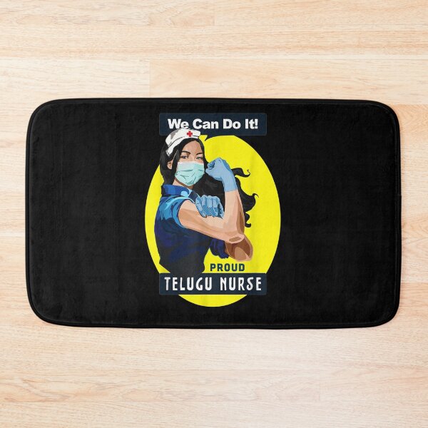Item preview, Telugu Proud Frontline Worker Rosie Riveter Nurse Doctor designed and sold by robinxam.